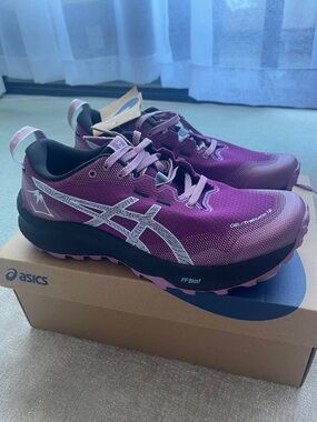 ASICS Women's Purple and Pink Trail Running Shoes